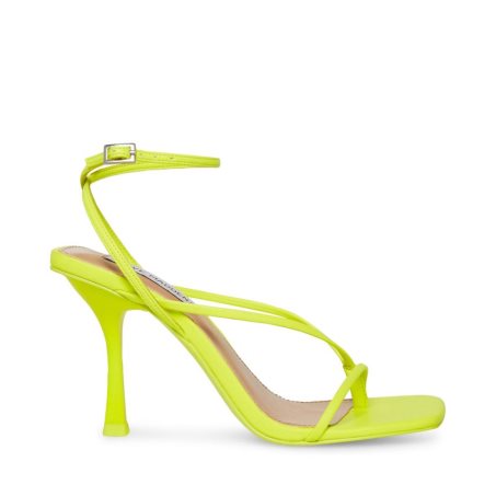 Green Steve Madden Annie Women's Heels Sandals | PH 3156ZPK